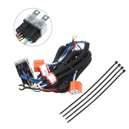 12V 80A Headlight Relay Harness for H6054 H5054 LED Headlights H4