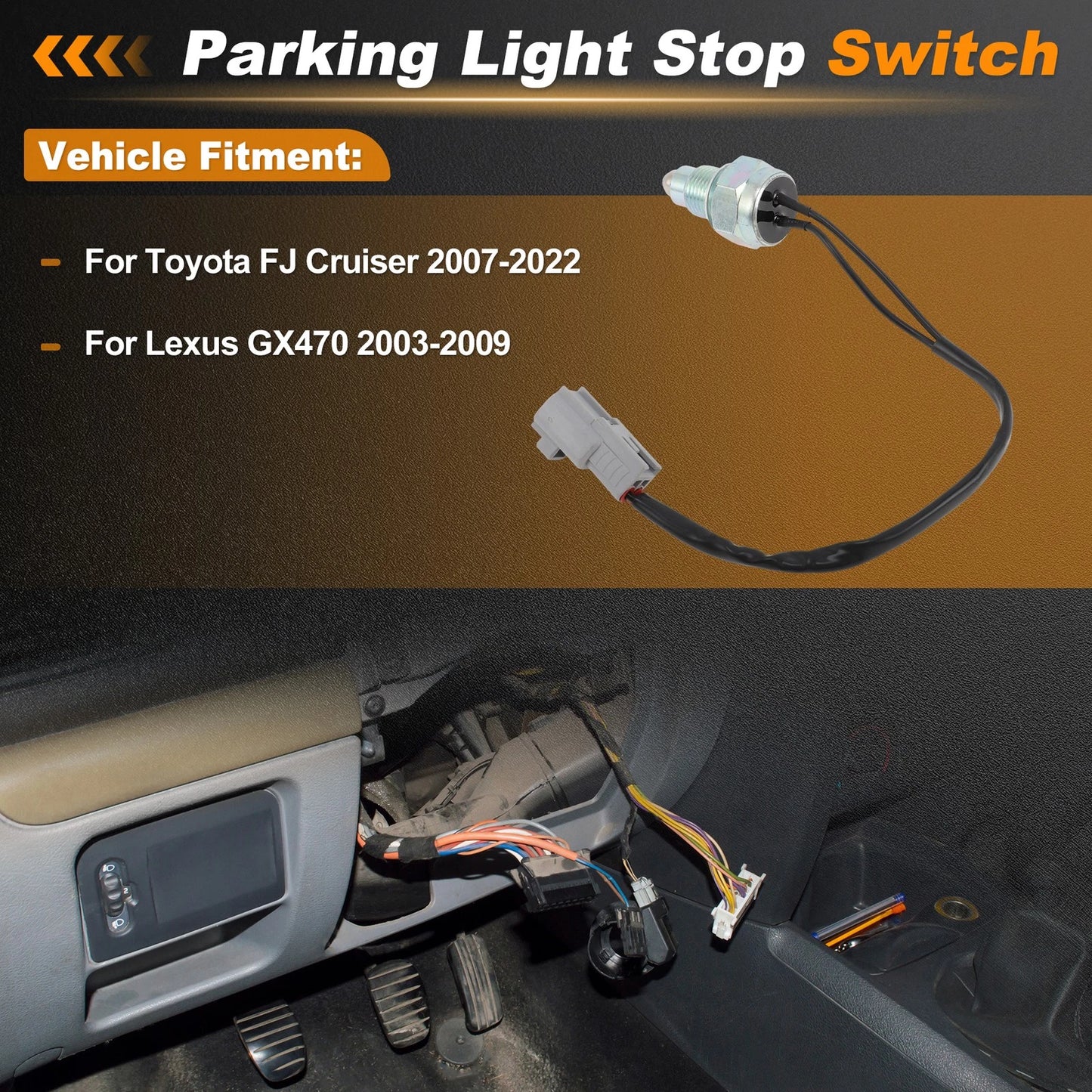 Brake Light Switch for Toyota FJ Cruiser (2007–2022) 8422235090