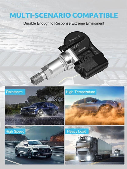 4x TPMS Tire Pressure Sensors for Mazda 2 3 5 6 CX-7 CX-9 MX-5 (2007-2020)