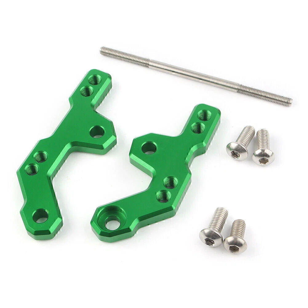 Green Rearset Base Mounting Bracket for Kawasaki Ninja 250 300 Z250 Z300 (13-16)