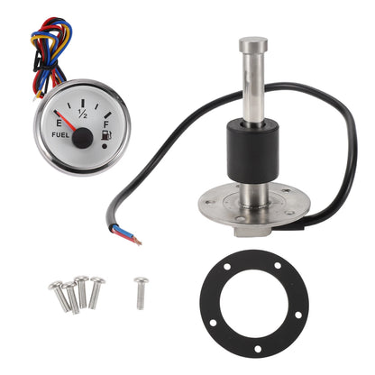 Fuel Sending Unit and Gauge Kit 240-33 Ohm for Boat Car Vehicle