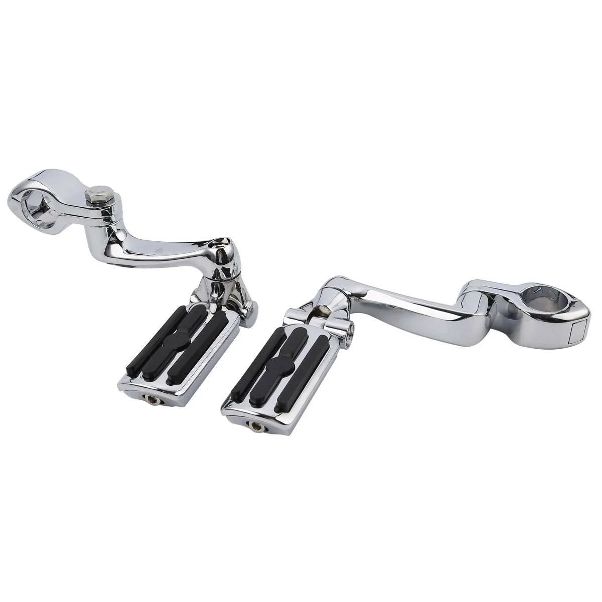 32mm Footpegs 360° Adjustable Long Mount Clamp 1-1/4in for Highway Bars