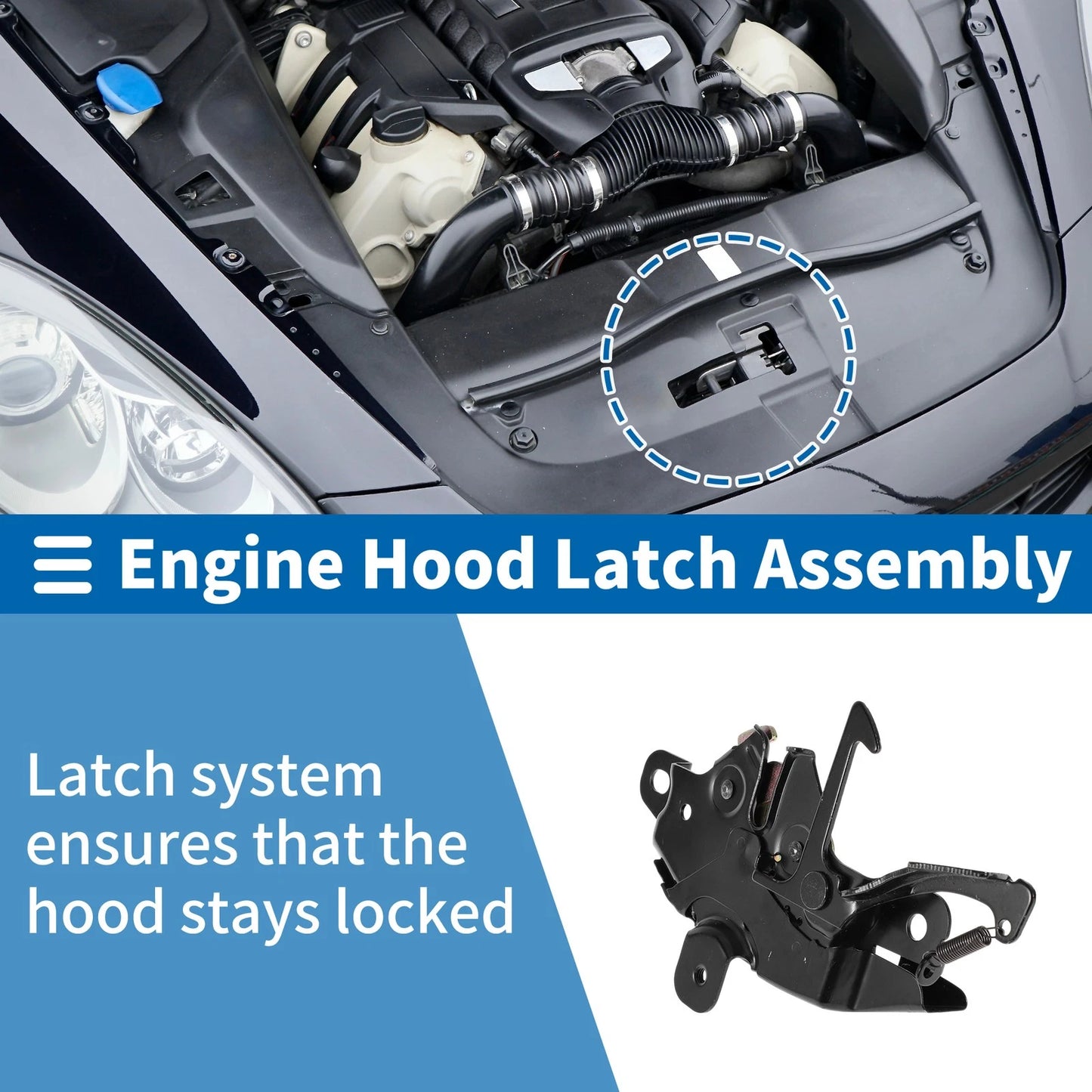 Hood Latch Assembly for Toyota 4Runner (1991–1995) No. 5351035050 1 Pc