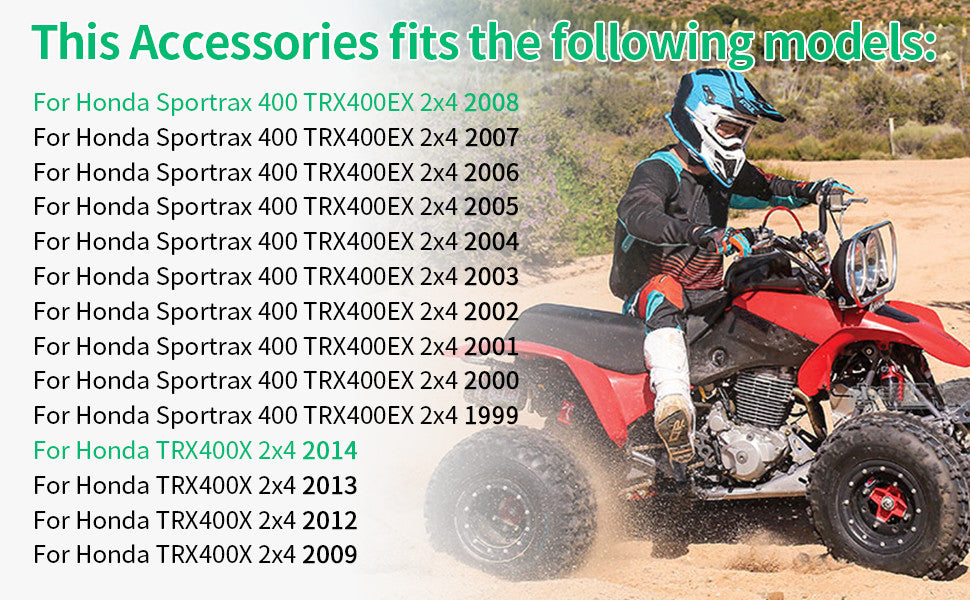 Swingarm Chain Guide Slider for Honda TRX400EX TRX400X (1999–2014)