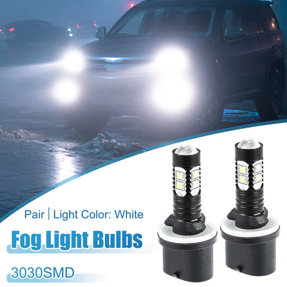 Set of 2 LED Fog Light Bulbs for Auto (880)