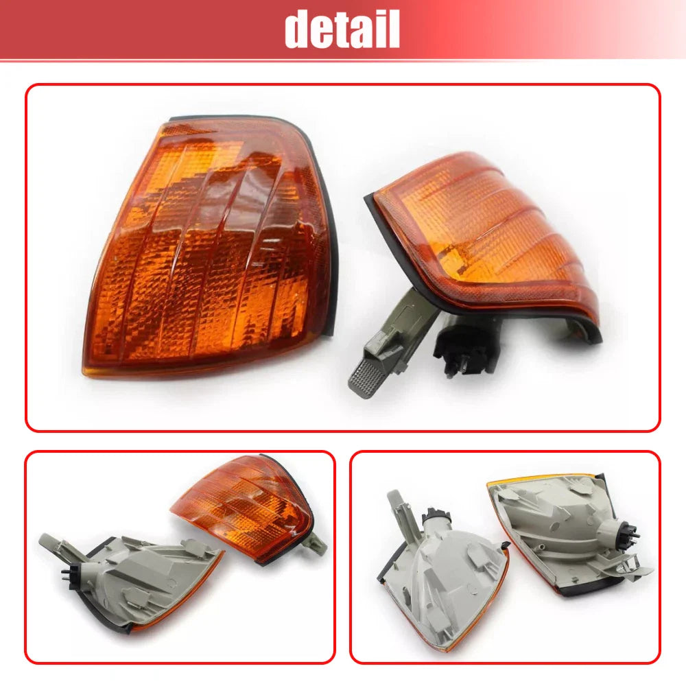 Yellow Front Signal Light Lamp for Mercedes-Benz C-Class (1994–2000)