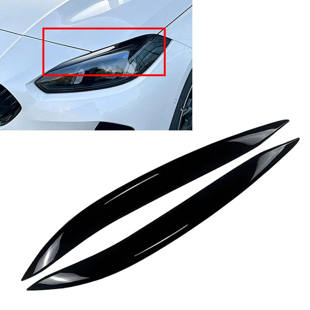 Headlight Eyebrow Eyelids Cover Trim for BMW 1 Series 2 Series (2024-2025)