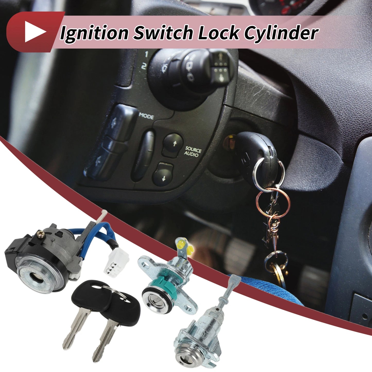 Ignition Lock Cylinder for Hyundai Elantra 2.0L L4 (2007–2010) No. 819052H230