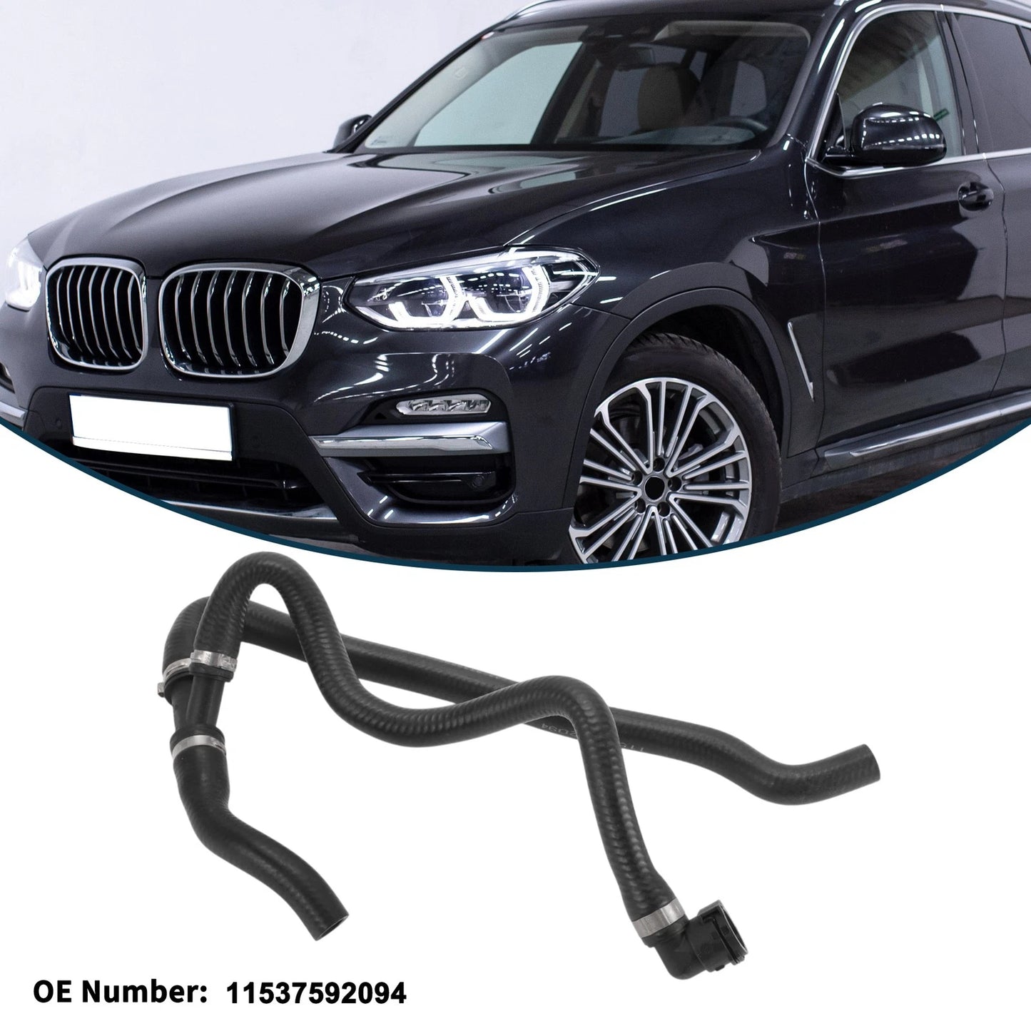 Radiator Hose No. 11537592094 for X3 (2010–2012) Cooling Liquid Tube