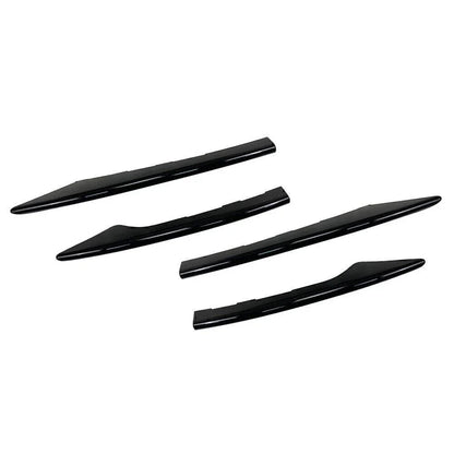 4x Fog Light Cover Trim for Mercedes Benz E-Class W213 (2021+) Black