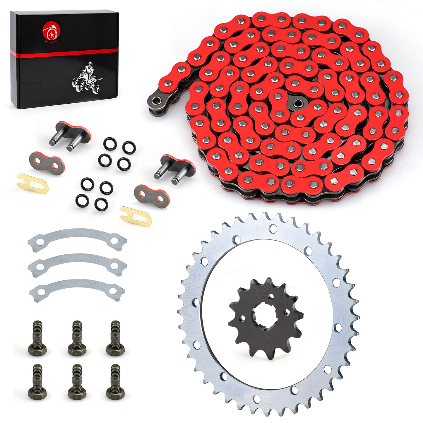 Drive Chain and Sprocket Set for Yamaha Warrior (1996–2004)