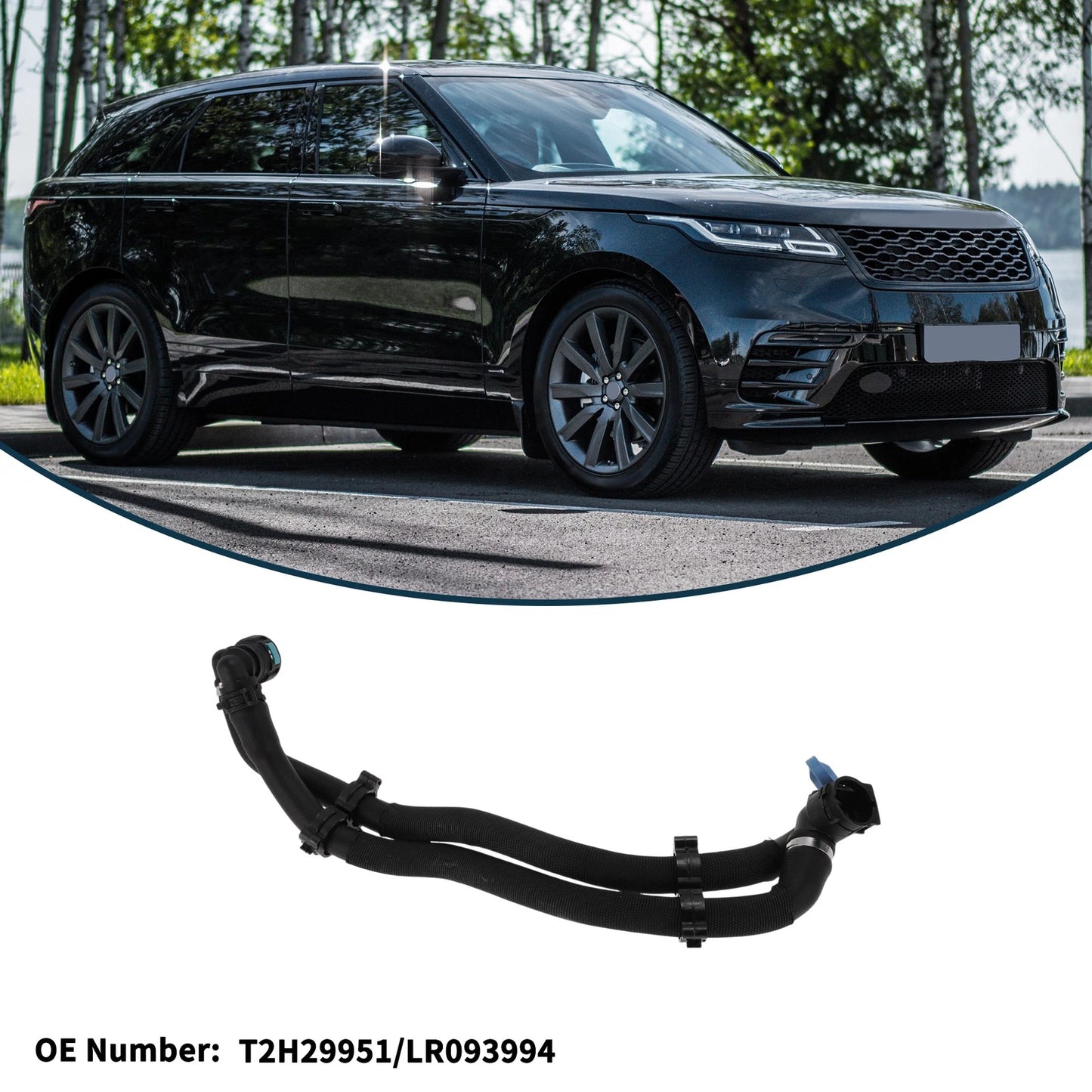 Radiator Hose No.T2H29951 for Land Rover Range Rover Velar (2018–2023)