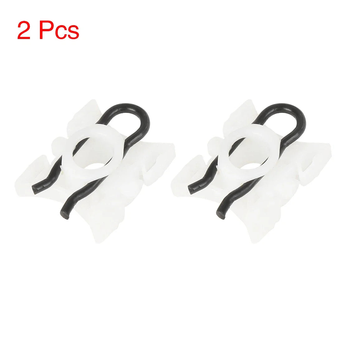 2x 11mm White Window Regulator Pivot Clips for BMW E32 (1986-1994)