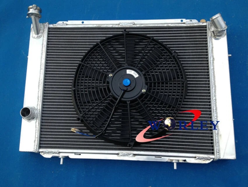 3-Row Aluminum Radiator with Shroud Fan for Holden Commodore VB VC VH (1979–1985)