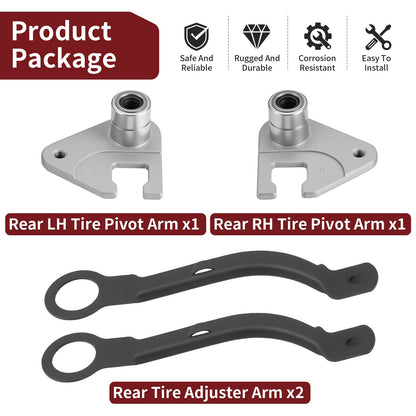 Rear Tire Pivot Set with Adjuster Arm for Honda