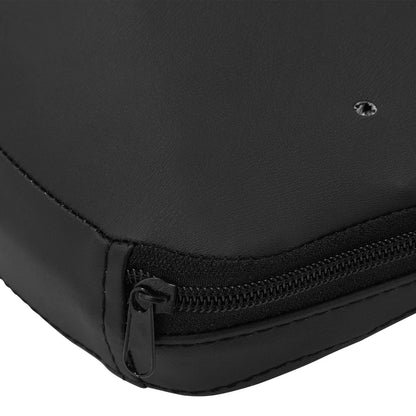 Black PU Leather Sissy Bar Backrest Pad Bracket for Harley Touring (1997-2024)