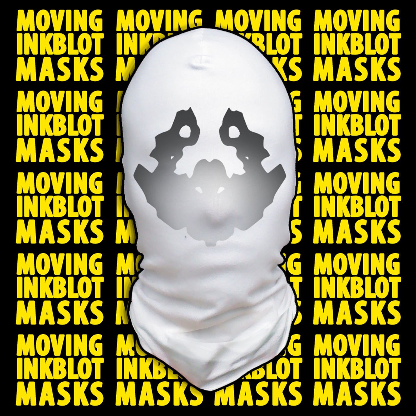 Rorschach Moving Inkblot Mask for Kids (Halloween Costume)