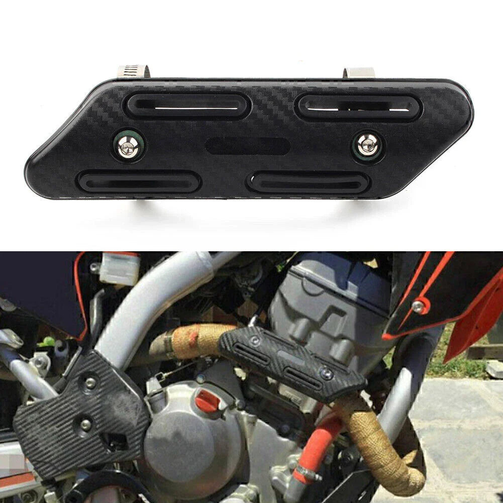 Chrome Exhaust Muffler Pipe Heat Shield Cover for Motorcycle (Universal)