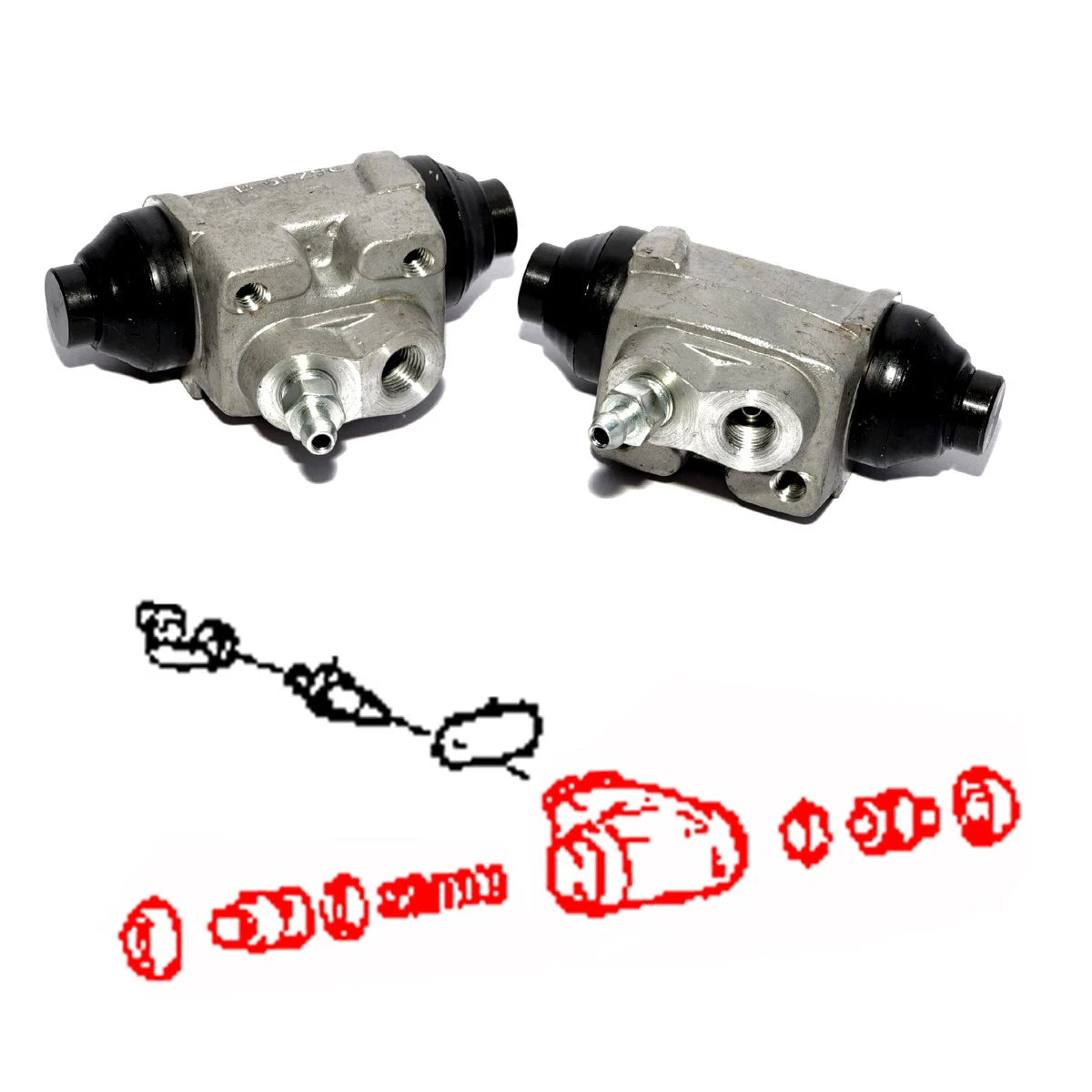 Rear Wheel Brake Cylinder for Hyundai Accent (1996–1999)