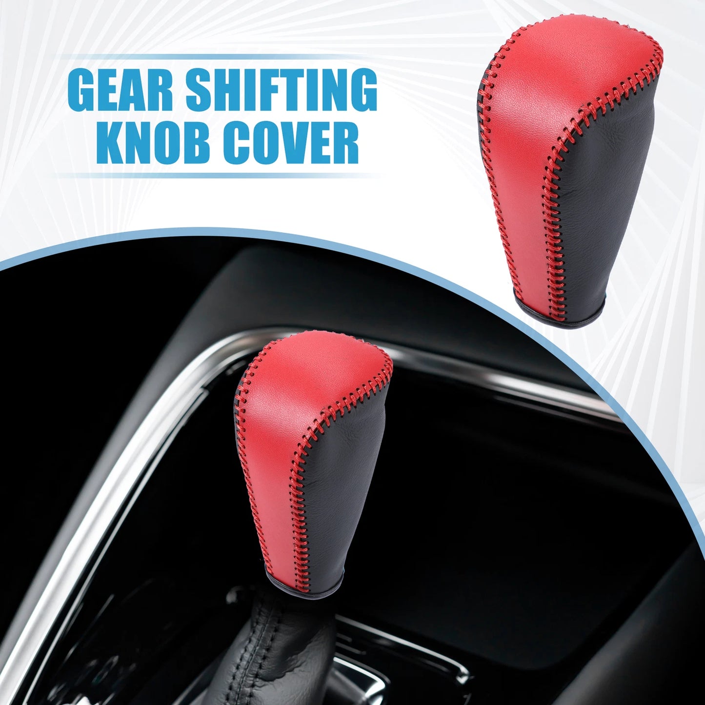 Set of 2 Gear Shifting Knob & Hand Brake Cover for Toyota Corolla (2014–2018)