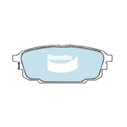 Set of 4 Bendix Rear Disc Brake Pads for Mazda 626 (1997–2002)