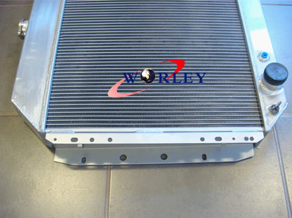 3 Row Radiator with Shroud Fan for Ford F100 F150 F250 F350 Bronco (1966–1979)