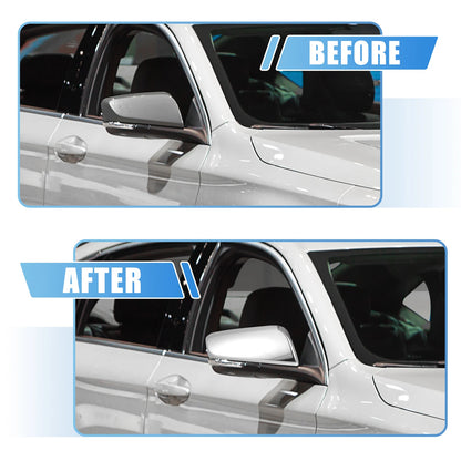 Pair Chrome Plated Half Mirror Covers for Chevrolet Impala (2014–2020)
