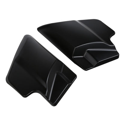 Battery Side Covers for Harley Touring Road Glide (2009-2024) Black Denim