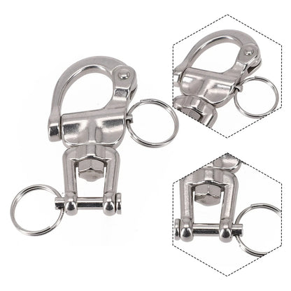 316 Stainless Steel Swivel Snap Shackle for Sailboat Accessories