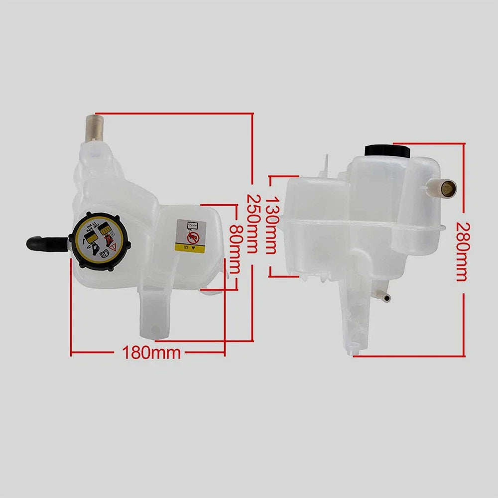 Coolant Reservoir Overflow Tank w Cap for Ford Escape/Mariner (2005–2011)