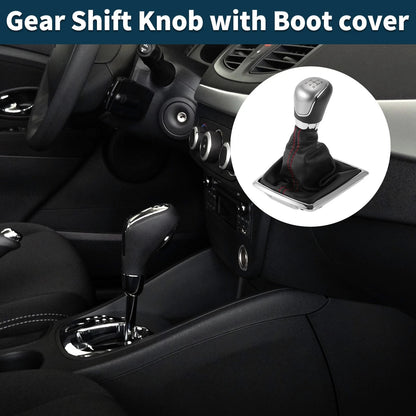 5 Speed Manual Gear Shift Knob with Cover for Ford Focus MK2 (2006–2011)