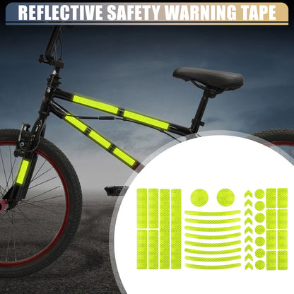 42pcs Reflective Safety Warning Tape for Motorcycle (Multi-purpose)