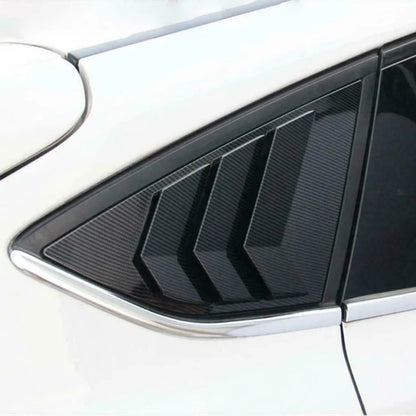 2x Rear Side Window Quarter Louver Cover Trim for Ford Focus ST RS (2012–2018)