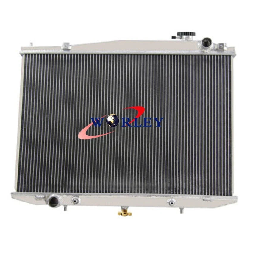 3 Row Aluminum Radiator for Nissan Navara D22 1997-2001 3.2L Diesel
