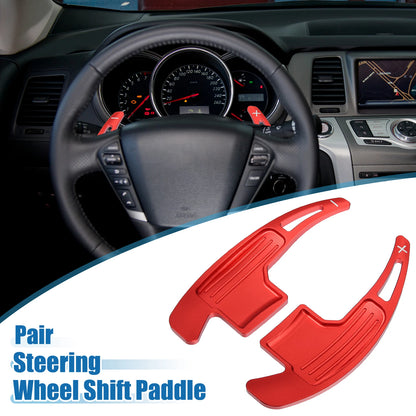 Set of 2 Steering Wheel Shift Paddles for Ford Mustang (2015–2021) Red
