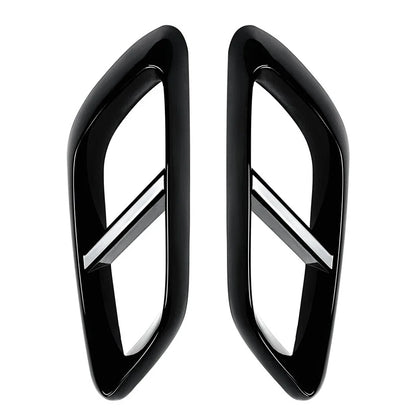Black Rear Throat Exhaust Pipe Cover Trim for Mercedes Benz E Class (2024+)