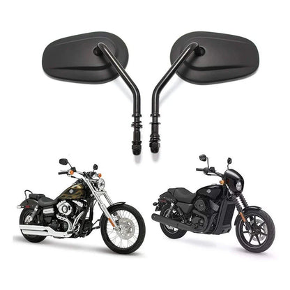 Black Rear View Side Mirror for Harley Davidson Fatboy (1990-2017)