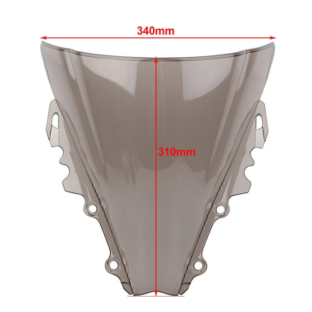 Brown Double Bubble Windscreen for 2006-2007 Yamaha YZF R6 R6R (2006-2007)