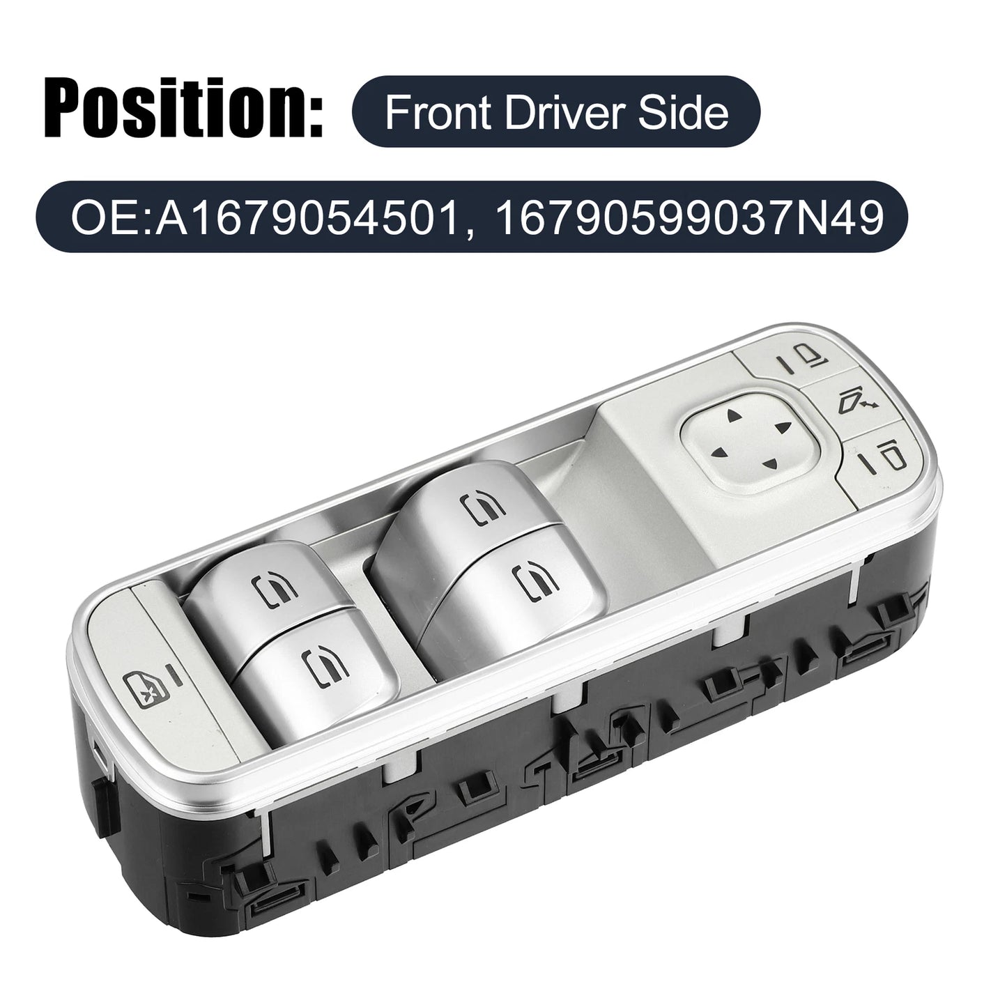 Left Side Power Window Switch A1679054501 for Mercedes-Benz G550 G63 (2019–2021)