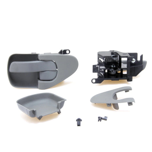 Set of 2 Gray Inner Door Handle Bezels for Nissan D40 Navara (2004–2013)
