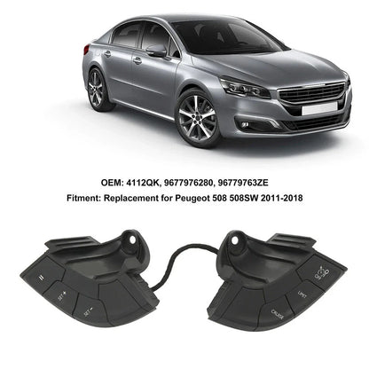 Steering Wheel Cruise Control Switch Button for Peugeot 508SW (2011-2018)