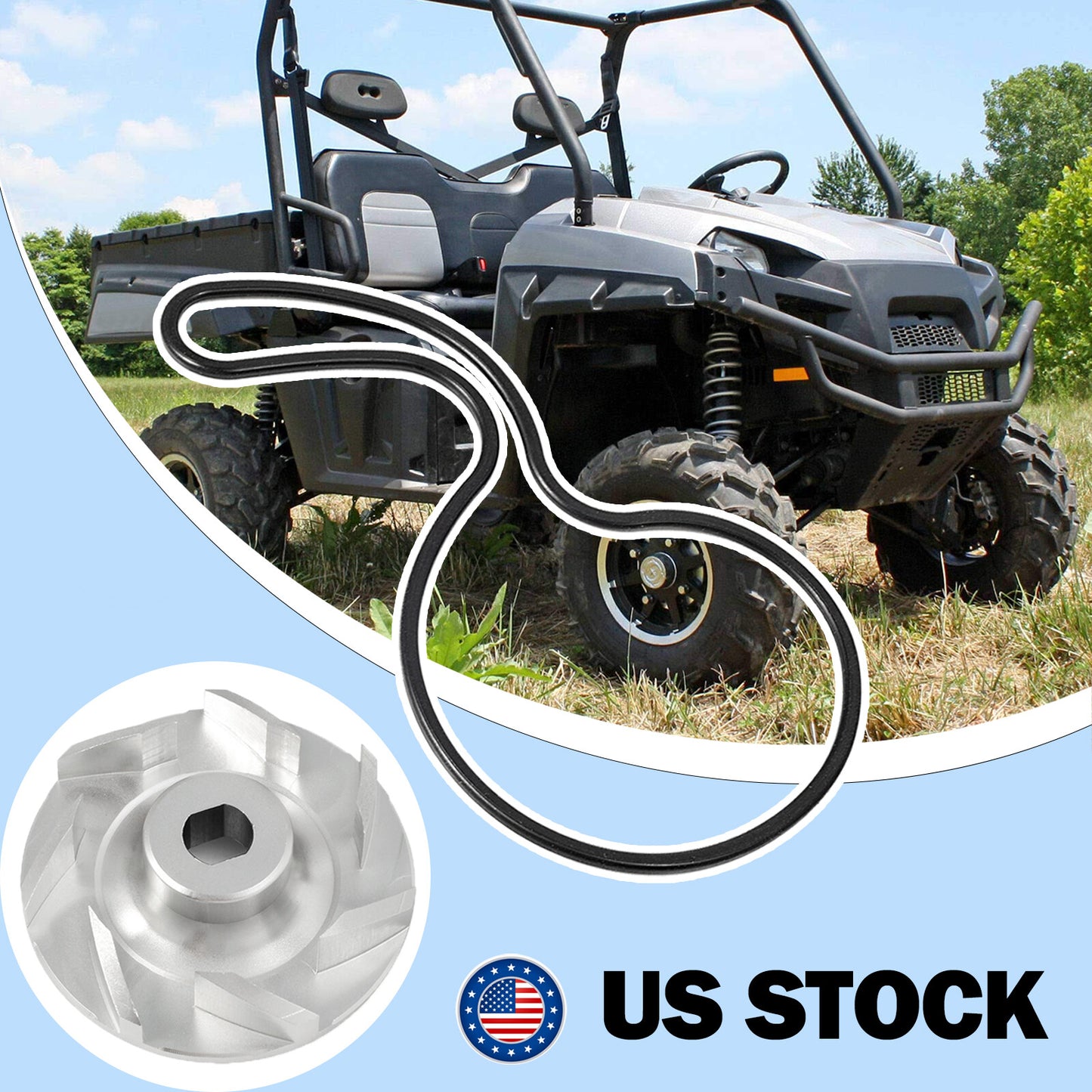 Water Pump Rebuild Kit for Polaris Sportsman 700 (2003–2008)