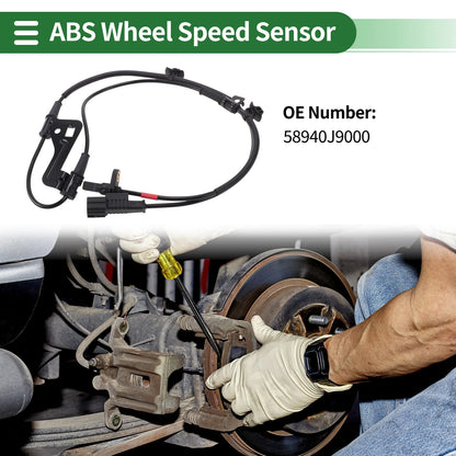 ABS Wheel Speed Sensor No. 58940J9000 for Hyundai Kona (2018–2023)
