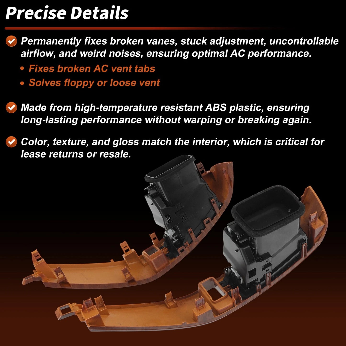 A/C Dash Air Vent Trim Panel for Lexus GX470 (2003–2009) 5547460040/5547560040