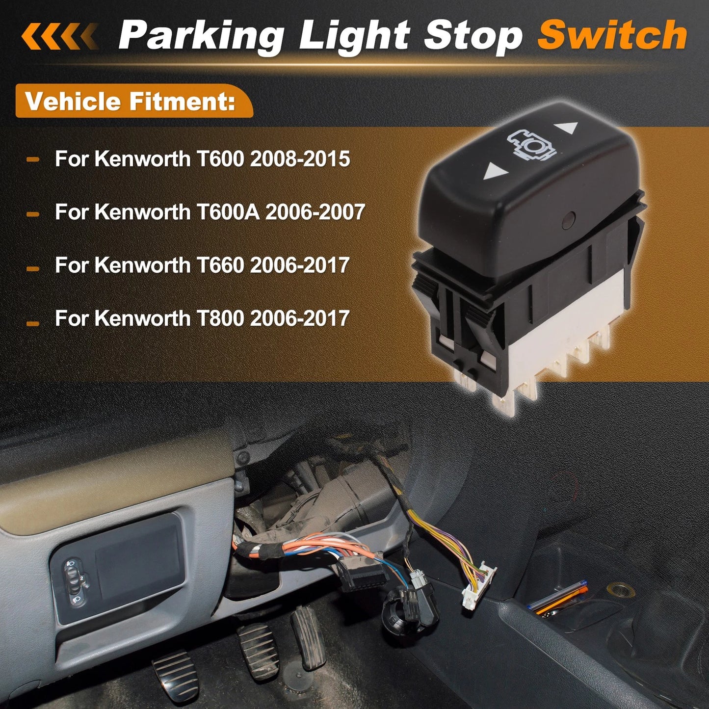 Brake Light Switch for Kenworth T600 (2008–2015) P27104017