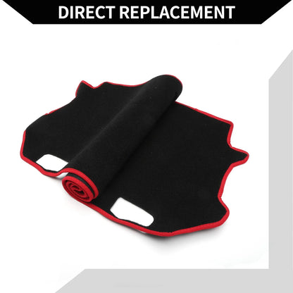 Dashboard Cover Mat for Honda Fit GR1-GR8 (2020-2024) Protector Black Red 1 Set