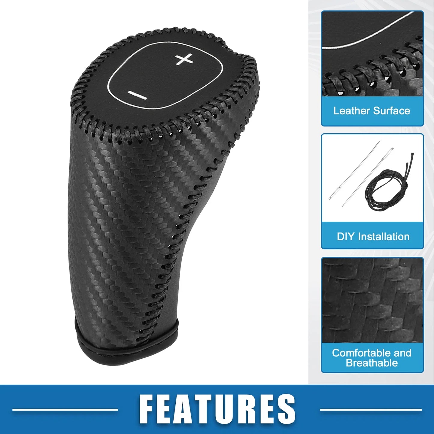 Carbon Fiber Gear Shifting Knob Cover for Chevy Equinox (2010-2023)
