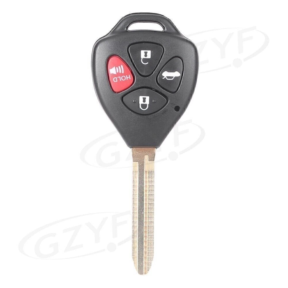 Set of 2 Remote Smart Key Fob Shell Covers for Toyota Avalon Corolla (2006–2010)
