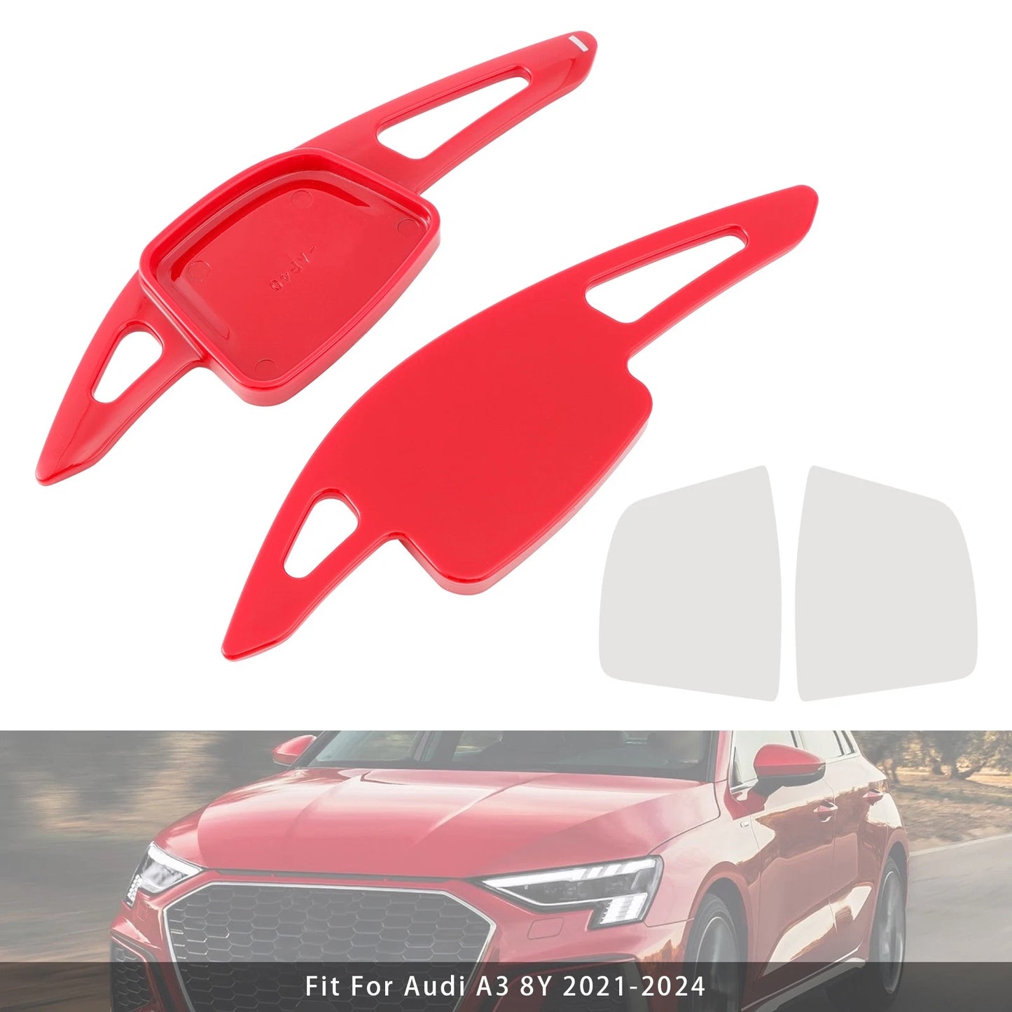Shift Paddles for Audi RS4 RS3 RS5 (2013–2021) Aluminum Red