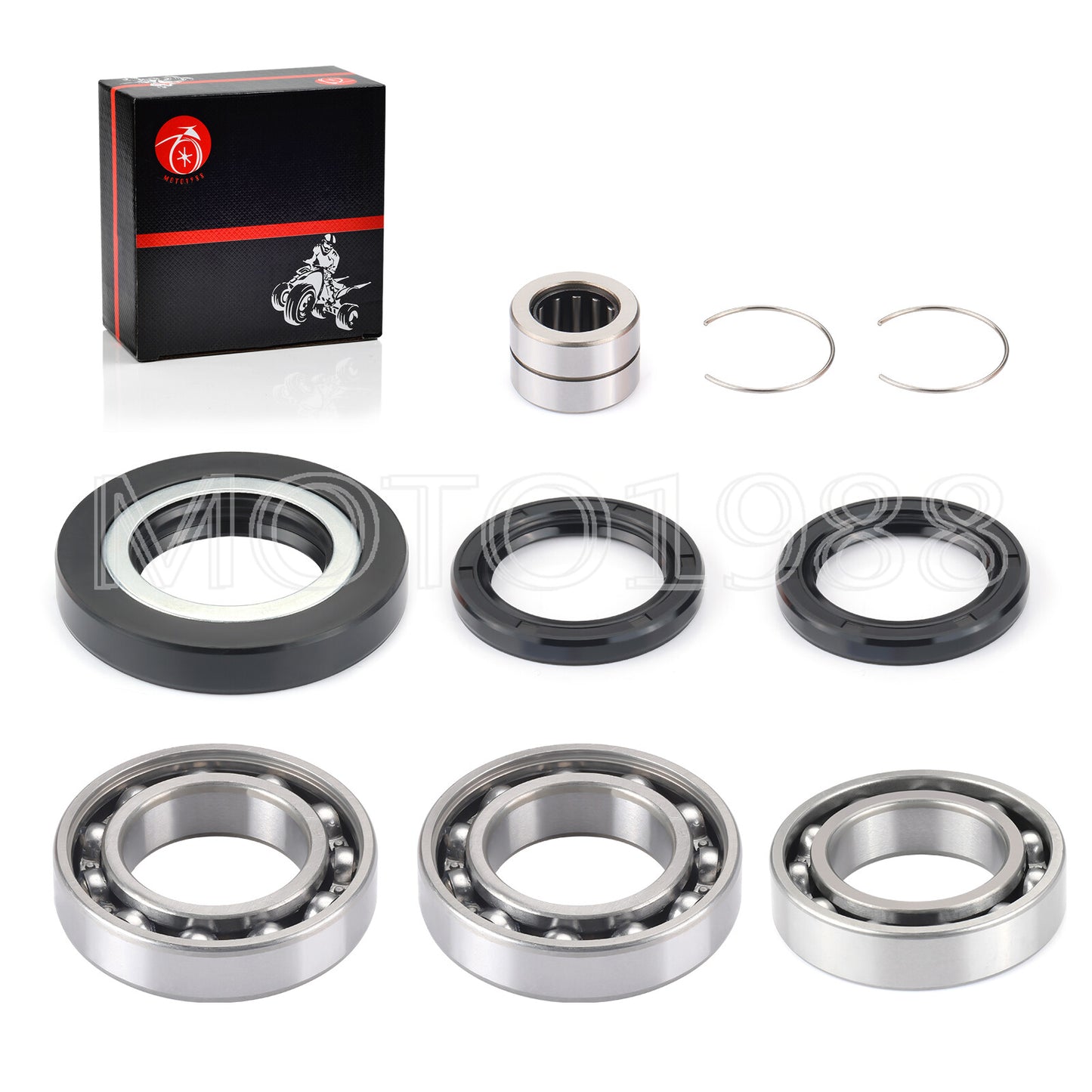 Rear Differential Bearing Seal Kit for Honda Rancher 420 TRX420 (2007–2023)